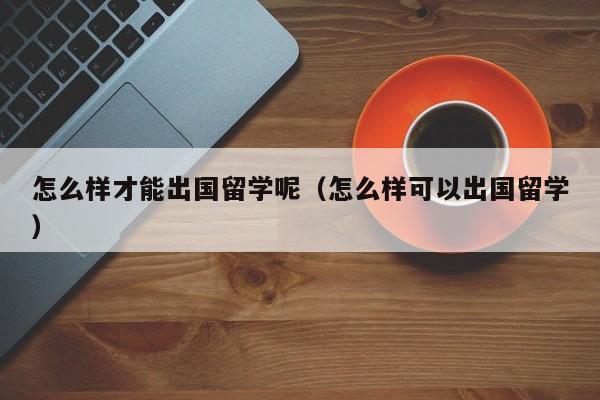 怎么样才能出国留学呢（怎么样可以出国留学）